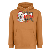 Meerkat i believe in santa paws Heavyweight Hoodie - CowGirlArtShop