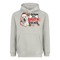 Moon Dust i believe in santa paws Heavyweight Hoodie - CowGirlArtShop