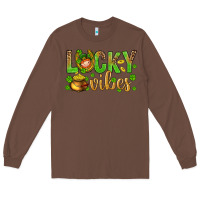 Chestnut St. Patricks day lucky vibes Long Sleeve Tee - BundleAndBundleShop