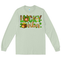 Matcha St. Patricks day lucky vibes Long Sleeve Tee - BundleAndBundleShop