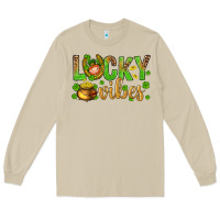 Mushroom St. Patricks day lucky vibes Long Sleeve Tee - BundleAndBundleShop