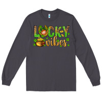 Smoke St. Patricks day lucky vibes Long Sleeve Tee - BundleAndBundleShop