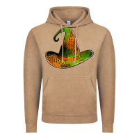 Vintage Coffee leopard witch hat Vintage Hoodie - Jasminsmagicworld