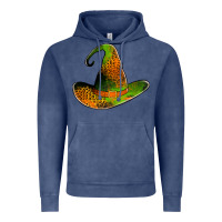 Vintage Denim leopard witch hat Vintage Hoodie - Jasminsmagicworld