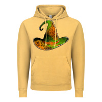 Leopard Witch Hat Vintage Hoodie | Teevron