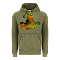 Vintage Olive leopard witch hat Vintage Hoodie - Jasminsmagicworld