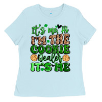Baby Blue it's me hi i'm the cookie dealer it's me girl scou Ladies Tee - Artiststas