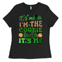 Black it's me hi i'm the cookie dealer it's me girl scou Ladies Tee - Artiststas