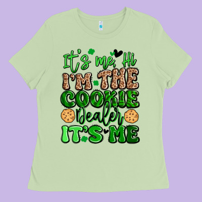 It's Me Hi I'm The Cookie Dealer It's Me Girl Scou Ladies Tee Designed By Artiststas