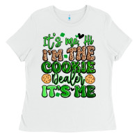 White it's me hi i'm the cookie dealer it's me girl scou Ladies Tee - Artiststas