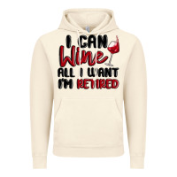 Vintage Artic i can wine all i want lm retired Vintage Hoodie - MaliasSmallBusiness