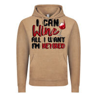 Vintage Coffee i can wine all i want lm retired Vintage Hoodie - MaliasSmallBusiness