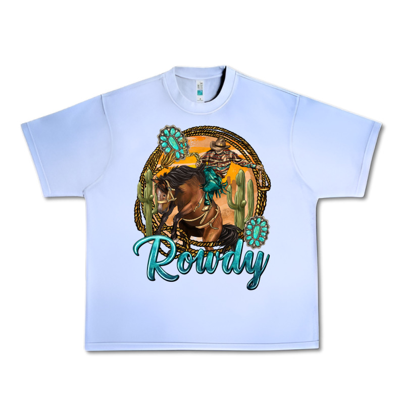 Western Rowdy Urban Heavy Tee by NancyCooperArtShop | Teevron