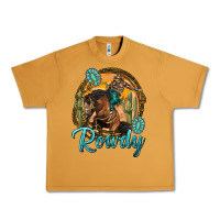 Peanut Butter western rowdy Urban Heavy Tee - NancyCooperArtShop