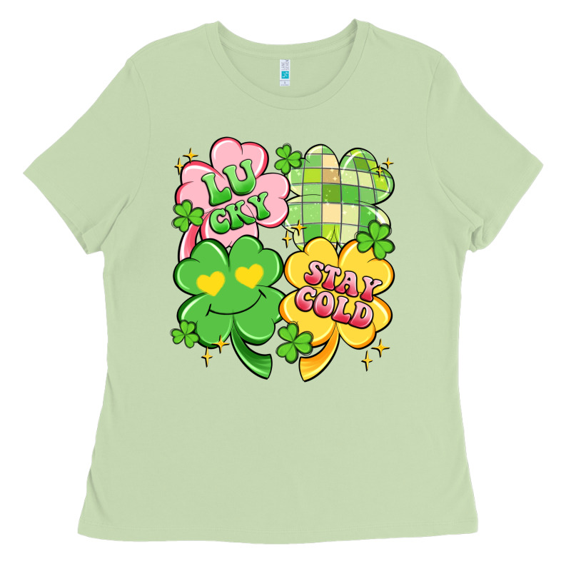 Lucky Stay Gold Ladies Tee by Artiststas | Teevron