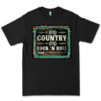 Black a little country a little rock n roll Premium Tee - AdoDesignShop