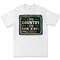 White a little country a little rock n roll Premium Tee - AdoDesignShop