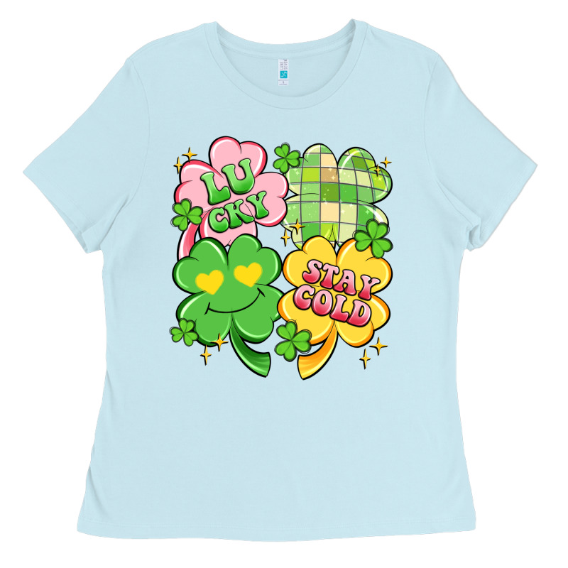 Lucky Stay Gold Ladies Tee by Artiststas | Teevron