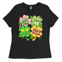 Black lucky stay gold Ladies Tee - Artiststas