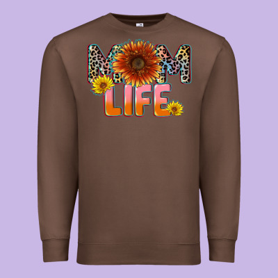 Mom Life Mother's Day Premium Sweatshirt Designed By Cowgirlartshop