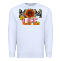 White Mom life Mother's Day Premium Sweatshirt - CowGirlArtShop