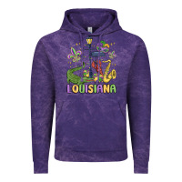 Louisiana Mardi Gras Vintage Hoodie | Teevron