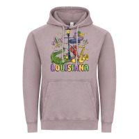Vintage Zinc louisiana mardi gras Vintage Hoodie - MaliasSmallBusiness