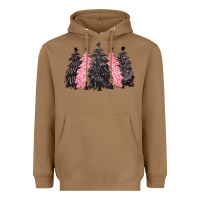 Toasted Coconut pink christmas trees Heavyweight Hoodie - CowGirlArtShop