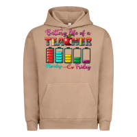 Pigment Burro battery life of a teacher Urban Hoodie - BundleAndBundleShop