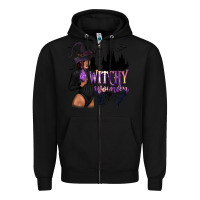 Black Witchy Woman Zipper Hoodie - texasbilliewilder