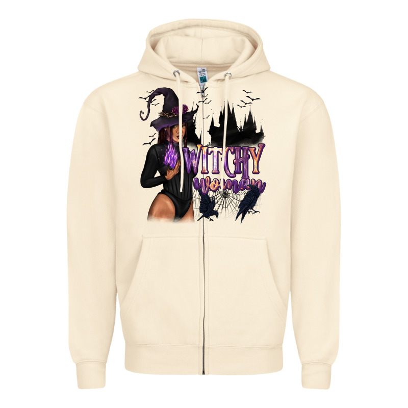 Witchy Woman Zipper Hoodie by texasbilliewilder | Teevron
