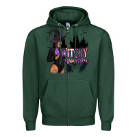 Sports Green Witchy Woman Zipper Hoodie - texasbilliewilder