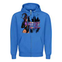 True Royal Witchy Woman Zipper Hoodie - texasbilliewilder