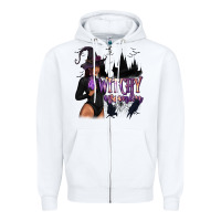 White Witchy Woman Zipper Hoodie - texasbilliewilder
