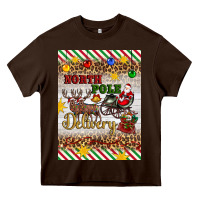 Chocolate Brown christmas north pole delivery Heavy Core Tee - Artiststas