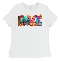 White turtle love Ladies Tee - RanaPortraitStore