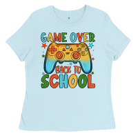 Baby Blue game over back to school Ladies Tee - JahusDesignShop