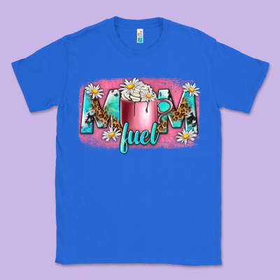 Mom Fuel Classic Tee Designed By Nancycooperartshop