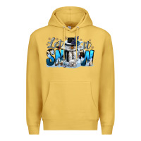Antique Gold let it snow Premium Hoodie - CowGirlArtShop