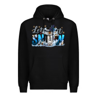 Black let it snow Premium Hoodie - CowGirlArtShop