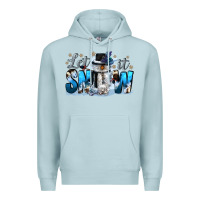 Blue Mist let it snow Premium Hoodie - CowGirlArtShop