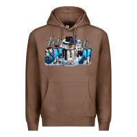 Chestnut let it snow Premium Hoodie - CowGirlArtShop