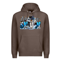 Coffee let it snow Premium Hoodie - CowGirlArtShop