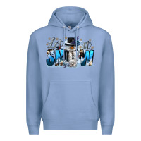 Colony Blue let it snow Premium Hoodie - CowGirlArtShop