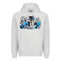 Dove Grey let it snow Premium Hoodie - CowGirlArtShop