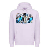 Lilac let it snow Premium Hoodie - CowGirlArtShop