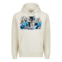 Oatmeal Heather let it snow Premium Hoodie - CowGirlArtShop