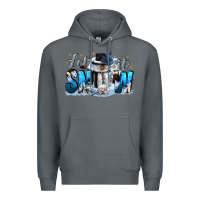 Rock let it snow Premium Hoodie - CowGirlArtShop