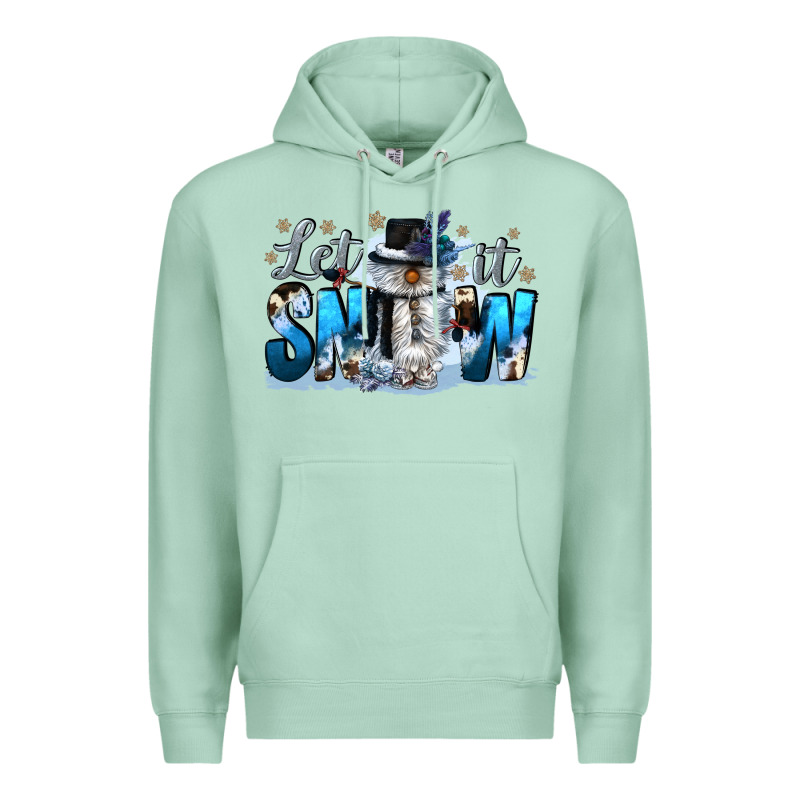 Let It Snow Premium Hoodie by CowGirlArtShop | Teevron