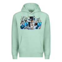 Seafoam let it snow Premium Hoodie - CowGirlArtShop
